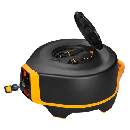 automatický zavlažovací bubon s hadicou Fiskars
